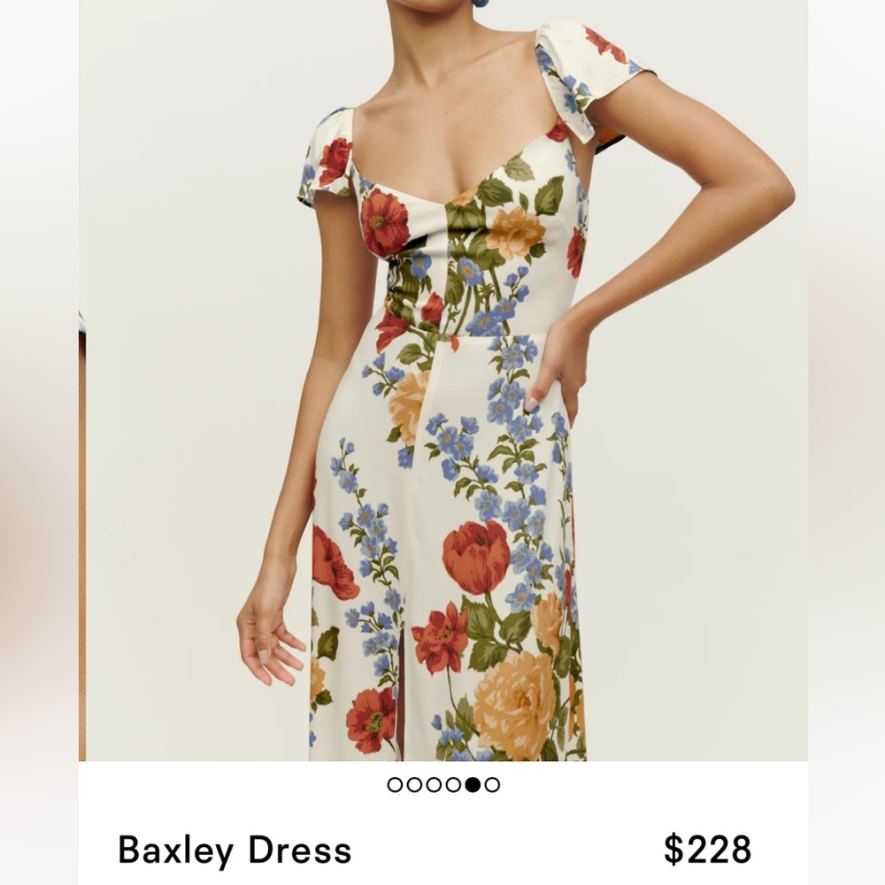 NWT reformation baxley dress